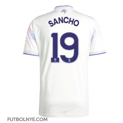 Camiseta Aston Villa Jadon Sancho #19 Tercera Equipación 2025-26 manga corta Camiseta Aston Villa Jadon Sancho #19 Tercera Equipación 2025-26 manga corta